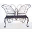  Butterfly Metal Outdoor Garden Bench-477469749