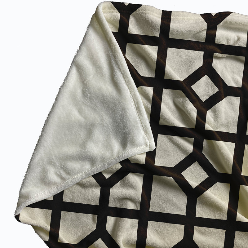 Renata Plain Weave / Muslin Throw Blanket, Brown