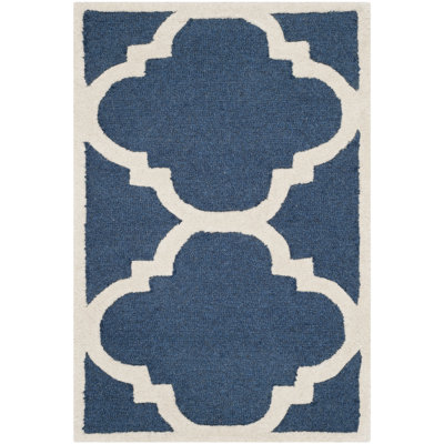 Tapis en laine touffeté à la main Cannen