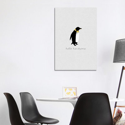 Hello Handsome - Wrapped Canvas Print