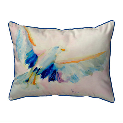 Housse et insert de coussin rectangulaire extérieur Flying Gull