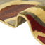 Tapis contemporain Samiyah de couleur beige tourbillonnant-658144128