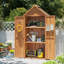 2.4 ft. W x 1.3 ft. D Wooden Garden Shed Groove Steep Slope Tool Shed