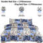 Cotton Blend Floral Bedspread with Pillowcases-109478392