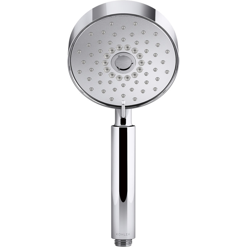 Kohler Purist Component Tempered Massage Handheld Shower Head with MasterClean Spray Nozzle, Polished Chrome