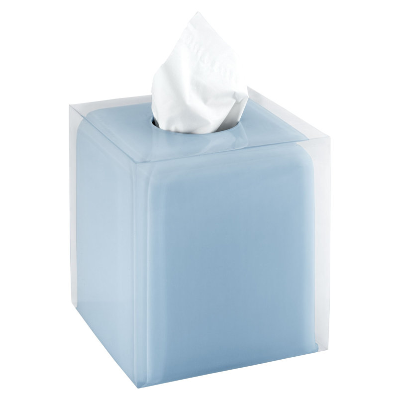 Iz Marina Blue Bath Tissue Box Cover, Blue 