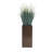 Dorina Acacia Metal Square Planter Boxes (Set of 2)-1095170868