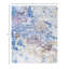 Tapis moderne noué à la main de conception unique - bleu marine, 8 pi 3 po x 10 pi 2 po Modern