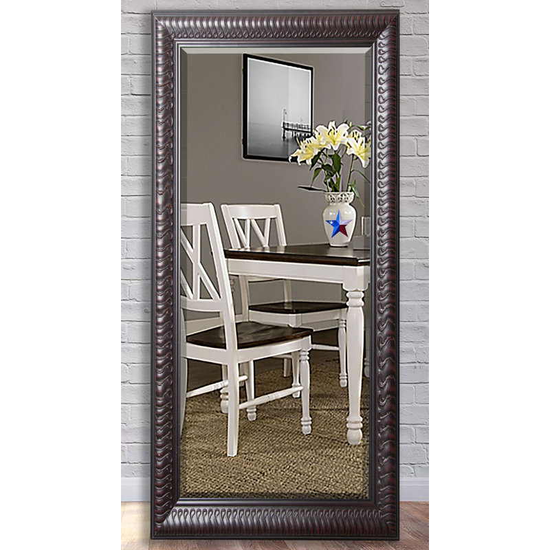 Solid Wood Flat Mirror, 66" H x 31" W