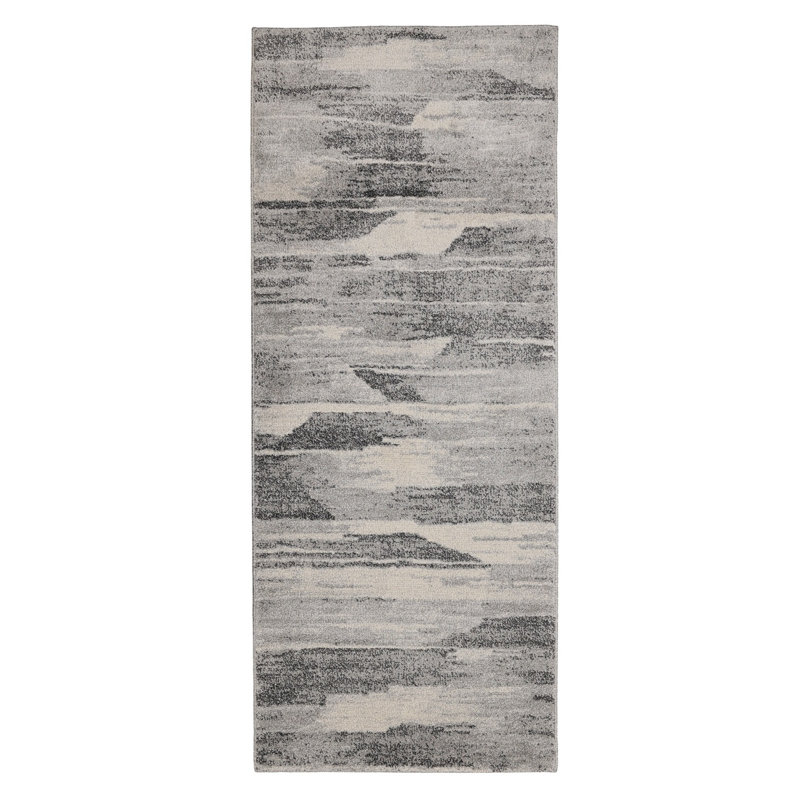 FREYA ABSTRACT GREY , Runner 80 x 200cm