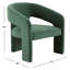 Fauteuil en velours l 28,5 po Ashlyn-975528847