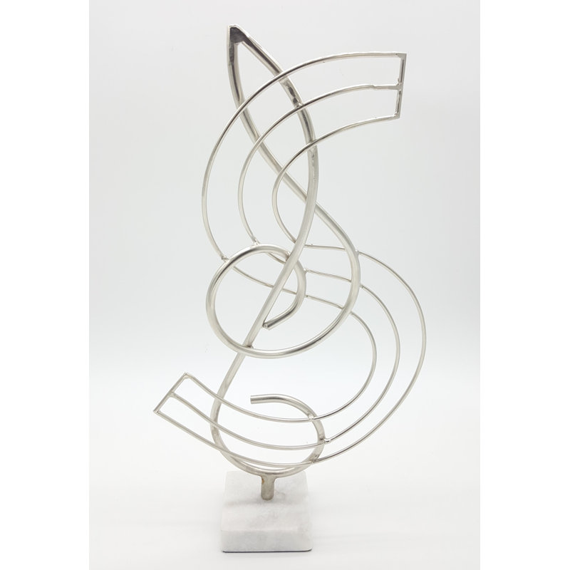Music Alphabate Sculpture