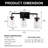Laten 3 - Light Dimmable Vanity Light