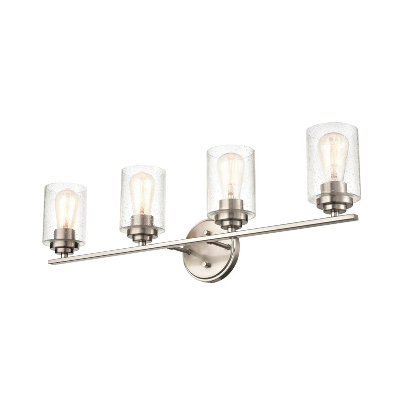 Crandall 4 - Light Dimmable Vanity Light, Satin Nickel