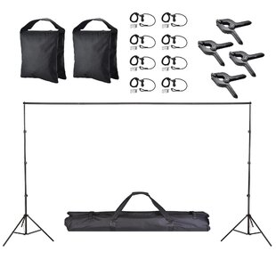 Photo Backdrop Stand Heavy Duty Banner Holder Adjustable Photography Poster  Stand Height Photo Booth