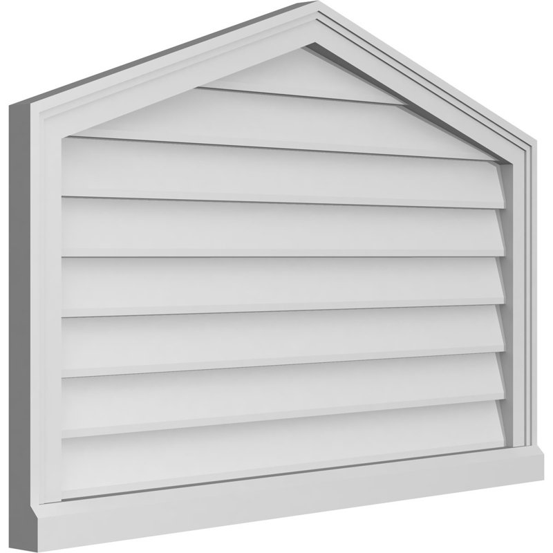 Ventilé à pignon non-fonctionnel Signature, H 26 po x l 38 po x P 2 po