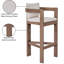 Tabouret de bar d'extérieur rembourré en tissu Newport Glenmore-1463650865