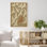 «Flying Cranes Group with Accent Bird Art», reproduction d'art sur toile encadrée