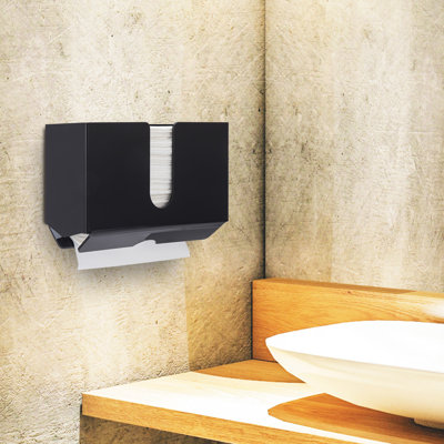Acrylic Wall/ Under Cabinet Mounted Paper Towel Holder