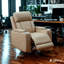 Relax In Style - Fauteuil inclinable en cuir blanc respirant pour votre salon