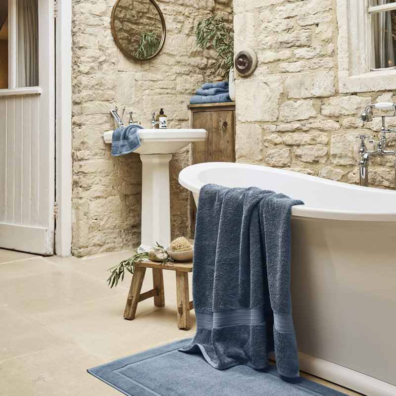 Renaissance Egyptian Cotton Bath Sheet, Denim