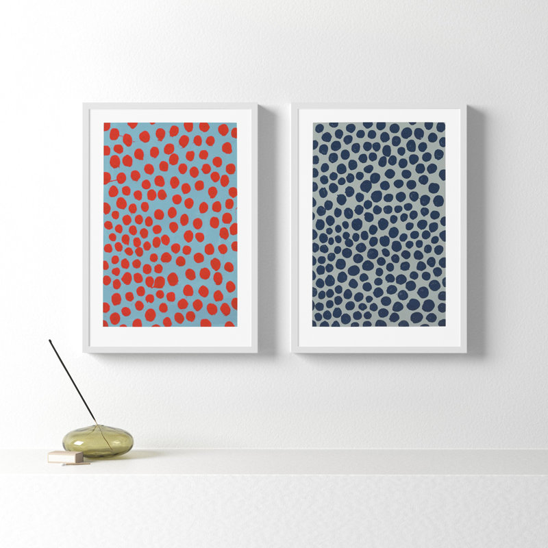 Navi 2 par Michela Sorrentino - Ensemble de 2 peintures, H 20 po x l 14 po x P 1,25 po, Blanc