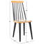 Chaise d'appoint en bois massif Rolde-790480887