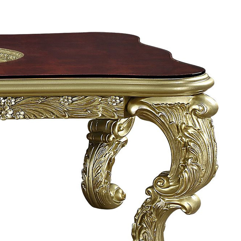 Camille 107.6'' Dining Table in Gold