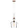 Raymonde 1 - Light Antique Brown/Clear Pendant