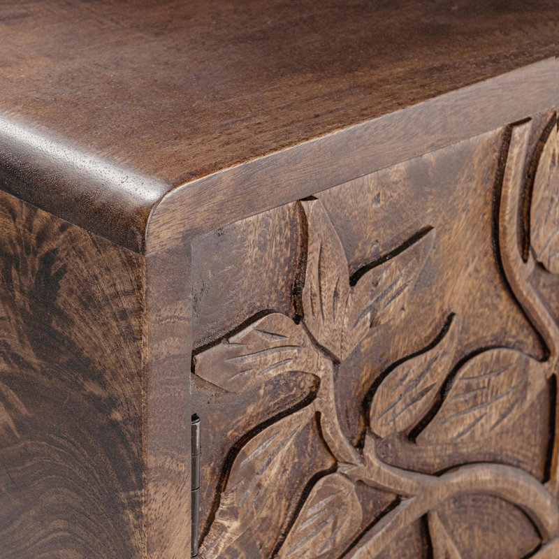 Albero Solid Wood Sideboard, Kona Brown