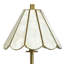 Lampe de table Tamara Day for Stylecraft Verity - Marbre blanc - Laiton formica et abat-jour Capiz-1475515097