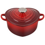 Le Creuset Enameled Cast Iron L'Amour Collection 2 Qt Heart Sheped Dutch Oven with Lid