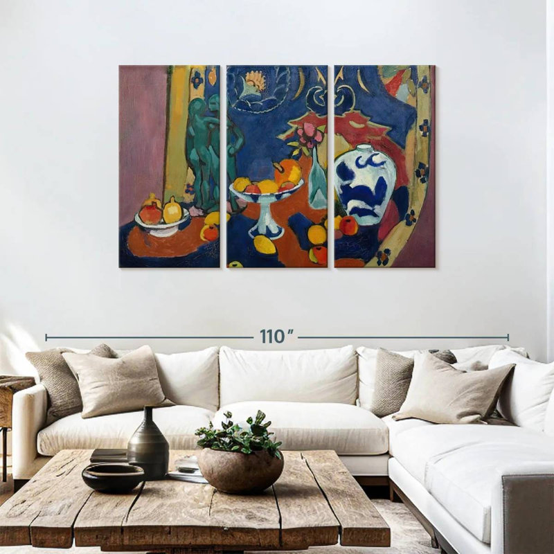 Yarlin Fruit And Bronze, 48" H x 74" W