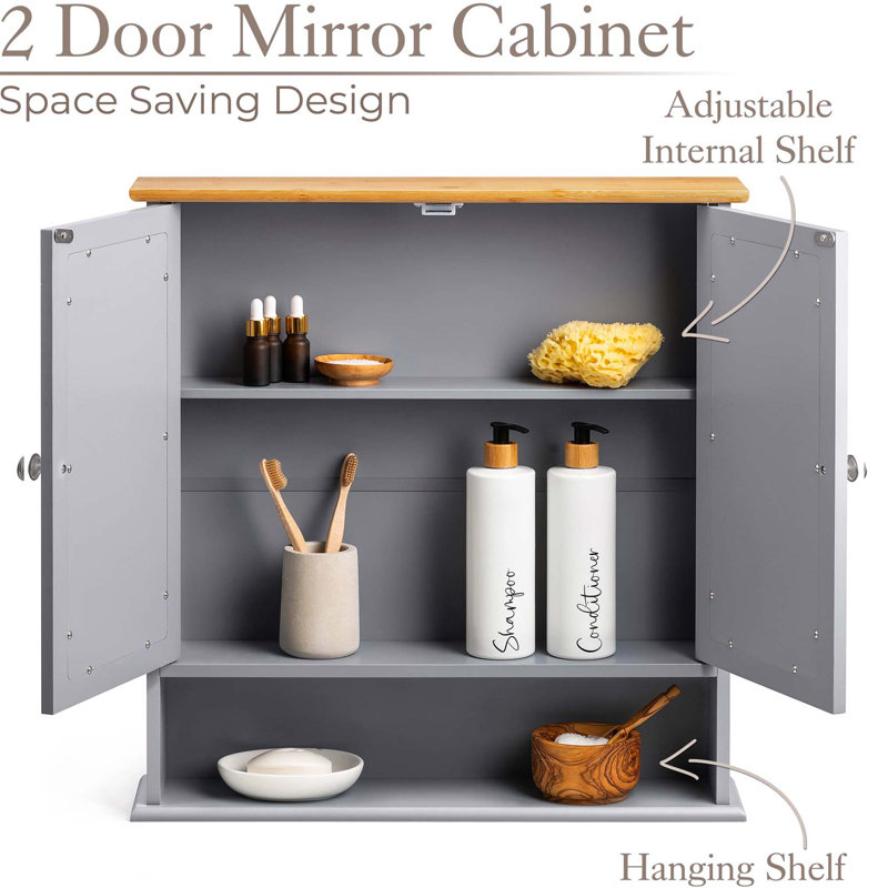 Aadhith Wall Mounted Required Bathroom Cabinet