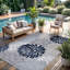 Tapis floral intérieur / extérieur-112263290