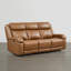 Canapé inclinable électrique en cuir véritable Zachery-733383977-733384020