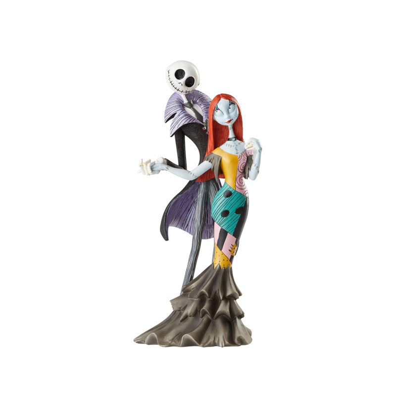 Figurine Disney Skateton Jack Skellington and Sally