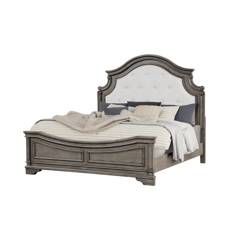 Azoriah Bedroom Set, King, 5 Pcs: Bed, 2 Dressers, Nightstand, Mirror