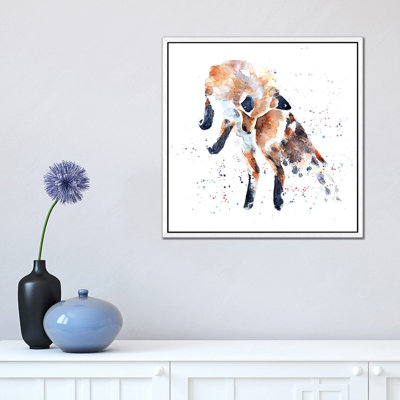 Mousing Fox I - Painting on Canvas