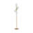 Modern Glam Glass 72" Frosted Globe Floor Lamp, Gold, Pedestal - 14" x 14" x 72"