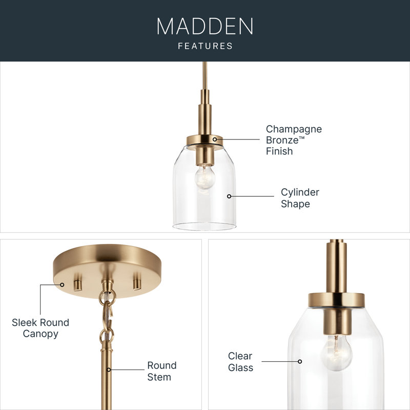 Valmeyer 1 - Light Pendant, Bronze