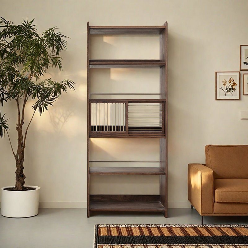 Bibliothèque rétro de style italien