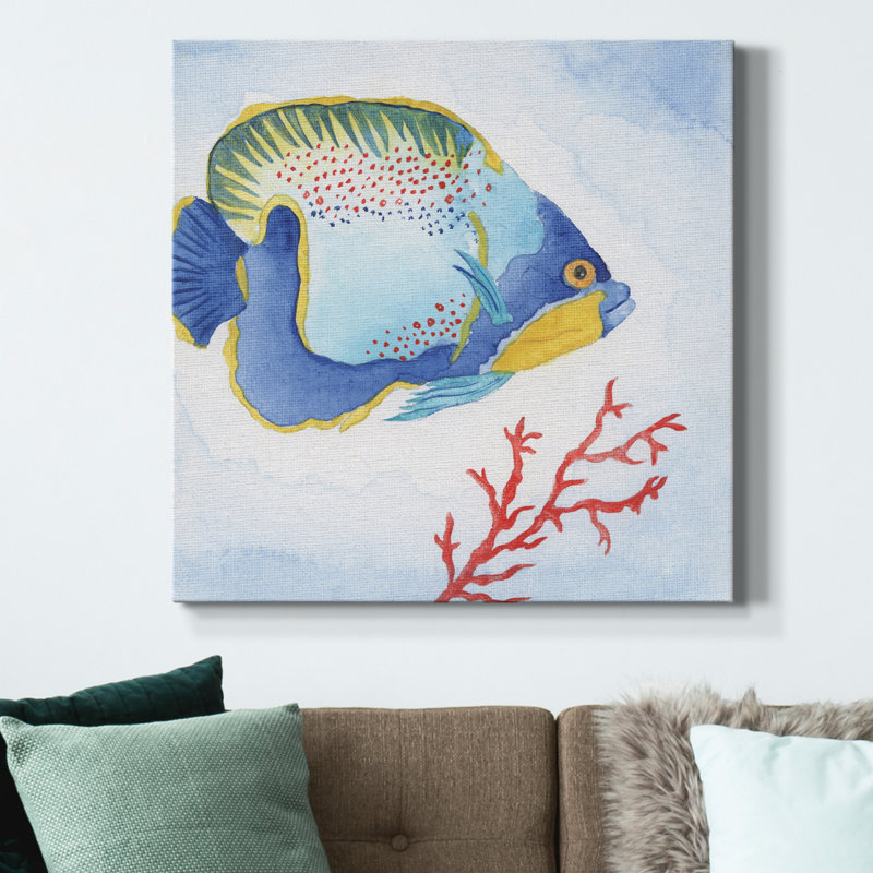 " Galapagos Fish I ", 24" H x 24" W x 1" D