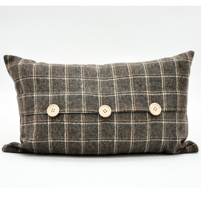 Crump Brown Rectangular Scatter Pillow Cover