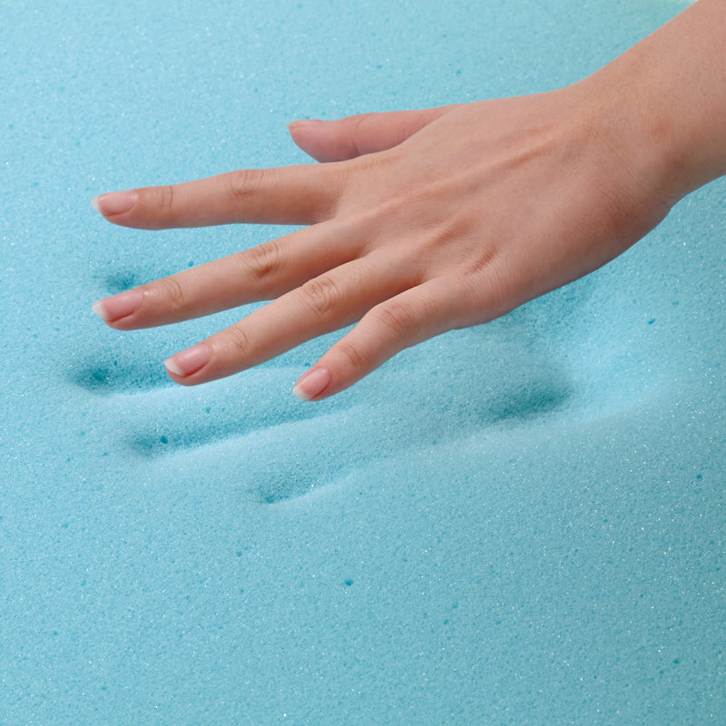 3" Gel Memory Foam All Season Reversible Hypoallergenic Cooling Mattress Topper, CalKing