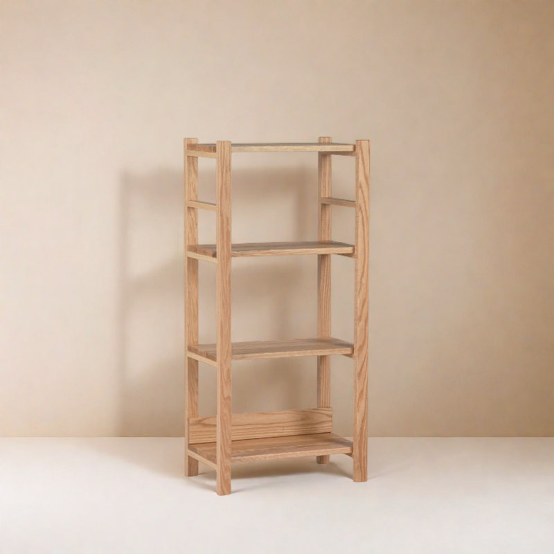 Bibliothèque rétro et simple, (3 tablettes) H 50,7 po x l 23,6 po x P 14,5 po