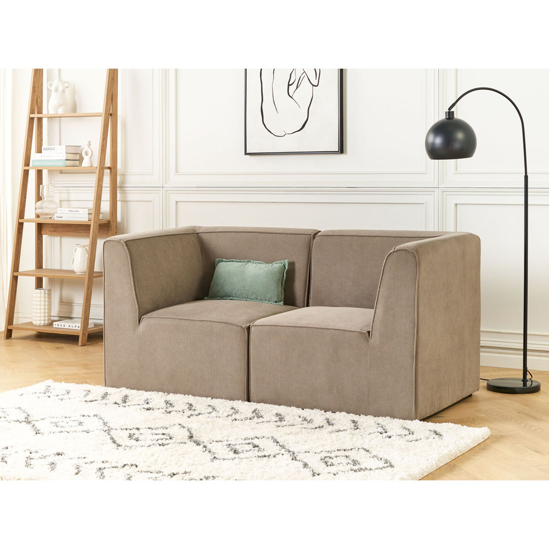 2-Sitzer Sofa Barbaraa aus Kord