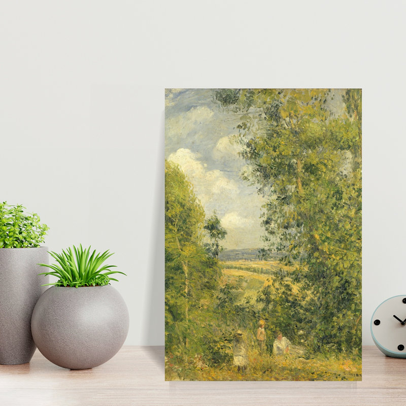A Rest In The Meadow, 1878 Impressionist Abstract Contemporary Landscape Summer Wall Art Print, 45.72cm H x 30.48cm W