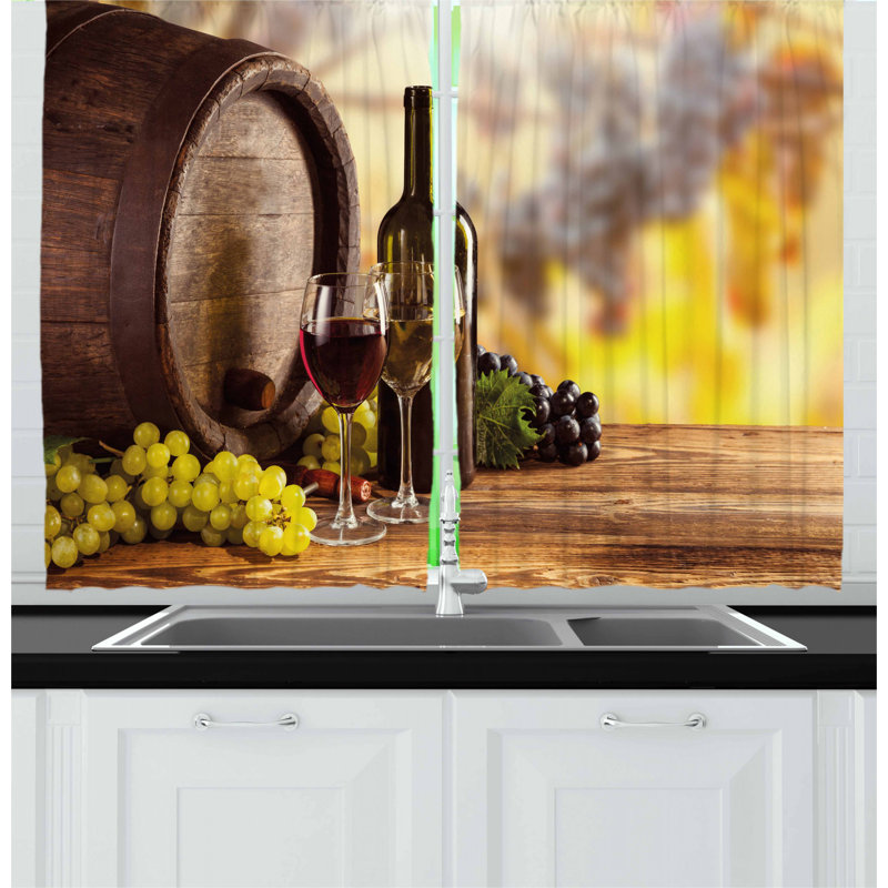 Pointed Kitchen Curtain