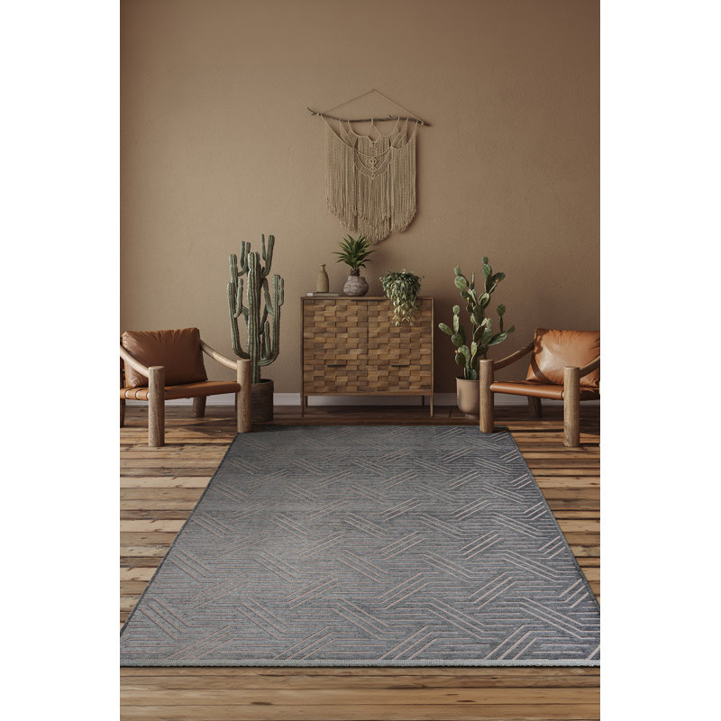 Amiliya Solid Colour Chenille Area Rug, Rectangle 508 x 736.6cm